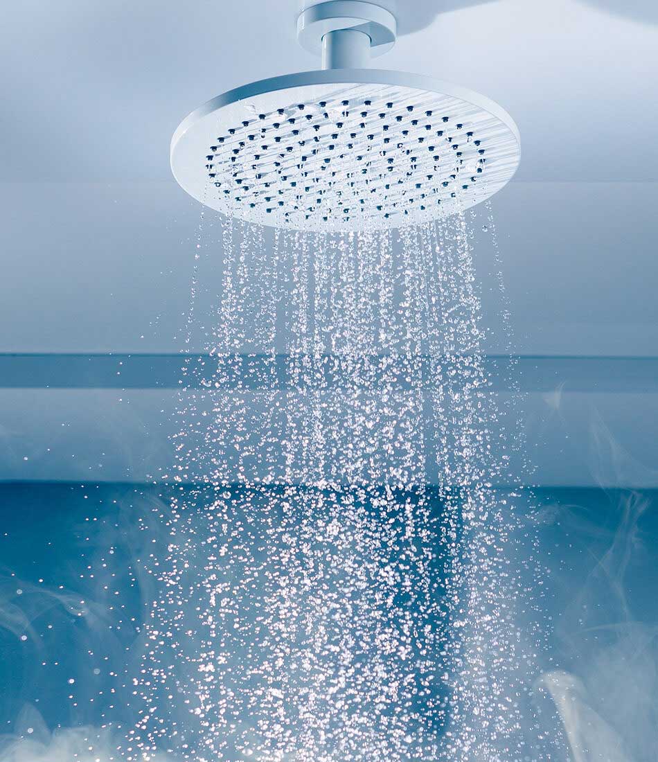 Shower using Smart Water